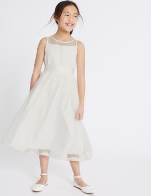 Longer Length Petal Hem Dress &#40;1-14 Years&#41;